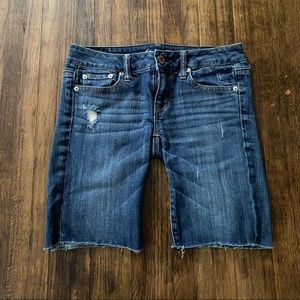 American Eagle stretch Bermuda denim shorts